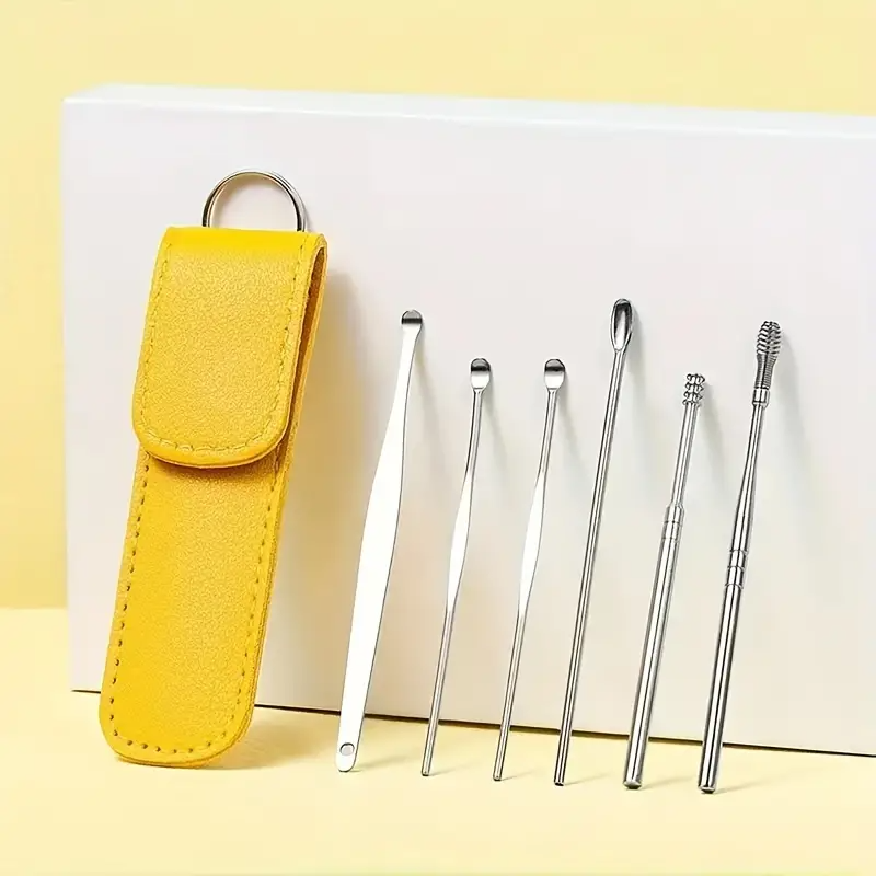 Ear Wax Cleaning Kit 6 Pcs Ear Pick Tools