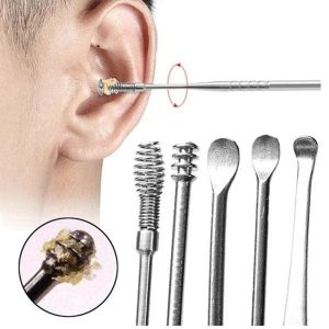 Ear Wax Cleaning Kit 6 Pcs Ear Pick Tools